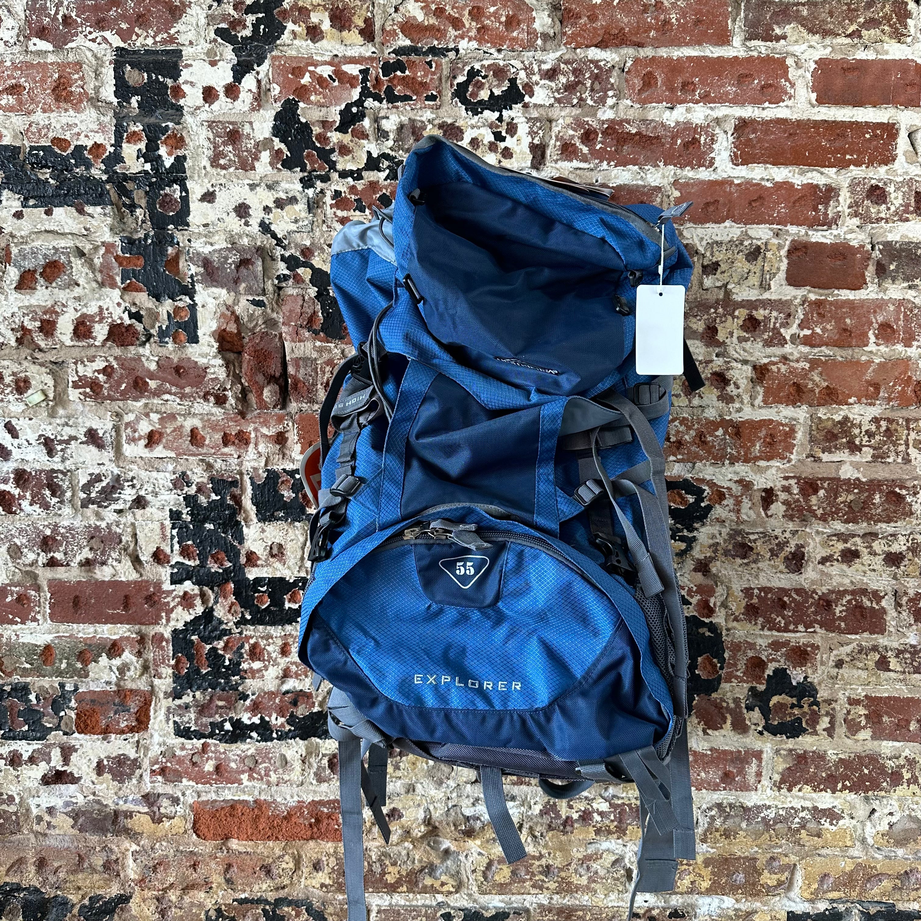 High Sierra Explorer 55 Liter Hiking Backpack Blue 55L NEW – Second Trail Co