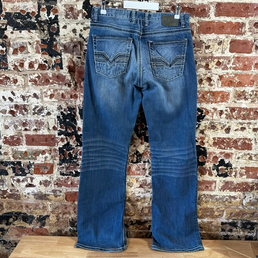 BKE Tyler Mens 31x33 Blue Jeans