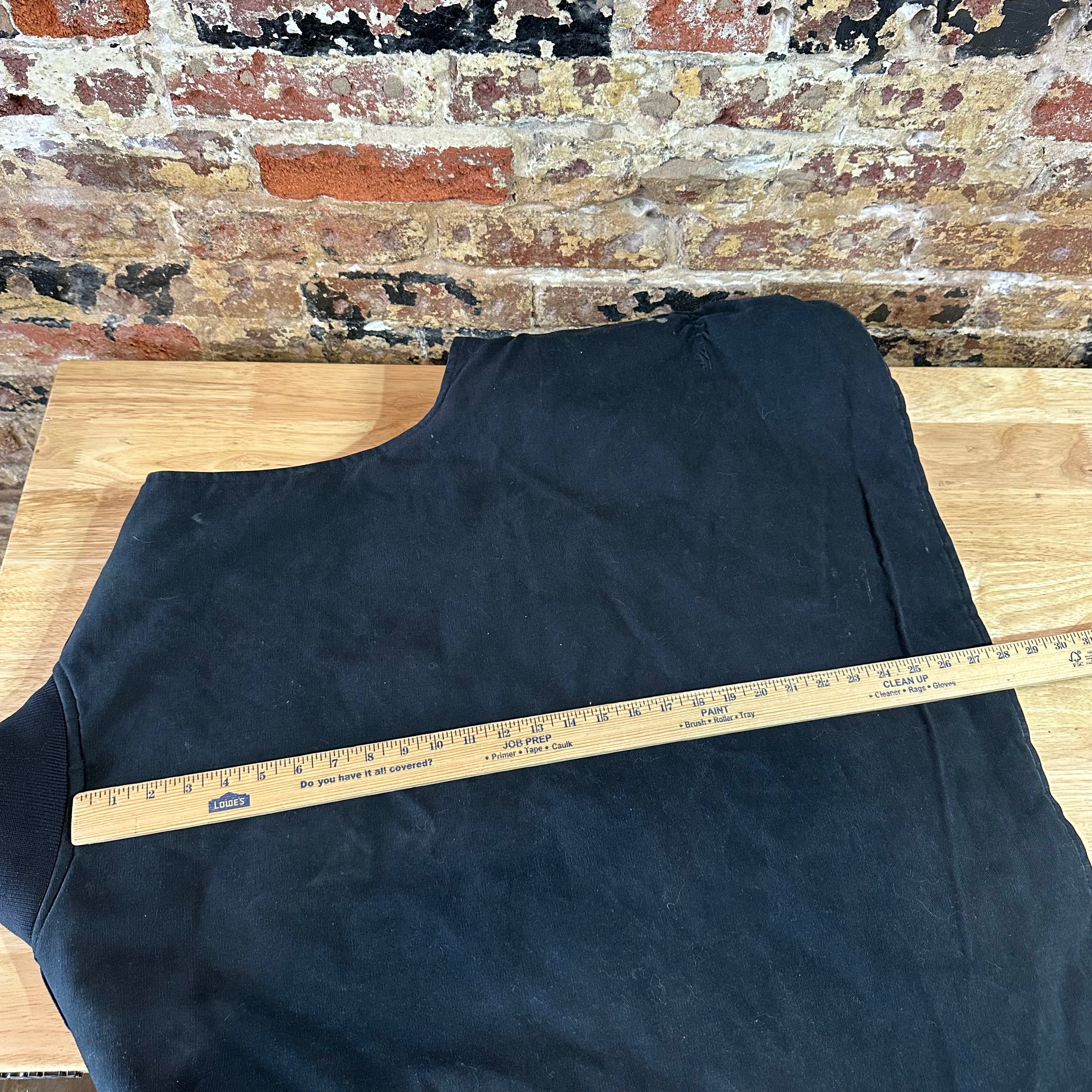 Carhartt Canvas Vest V01 BLK Men's Size 4XL Full Zip Black