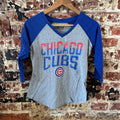 4Her Cubs Womens Small 3/4 T-Shirt