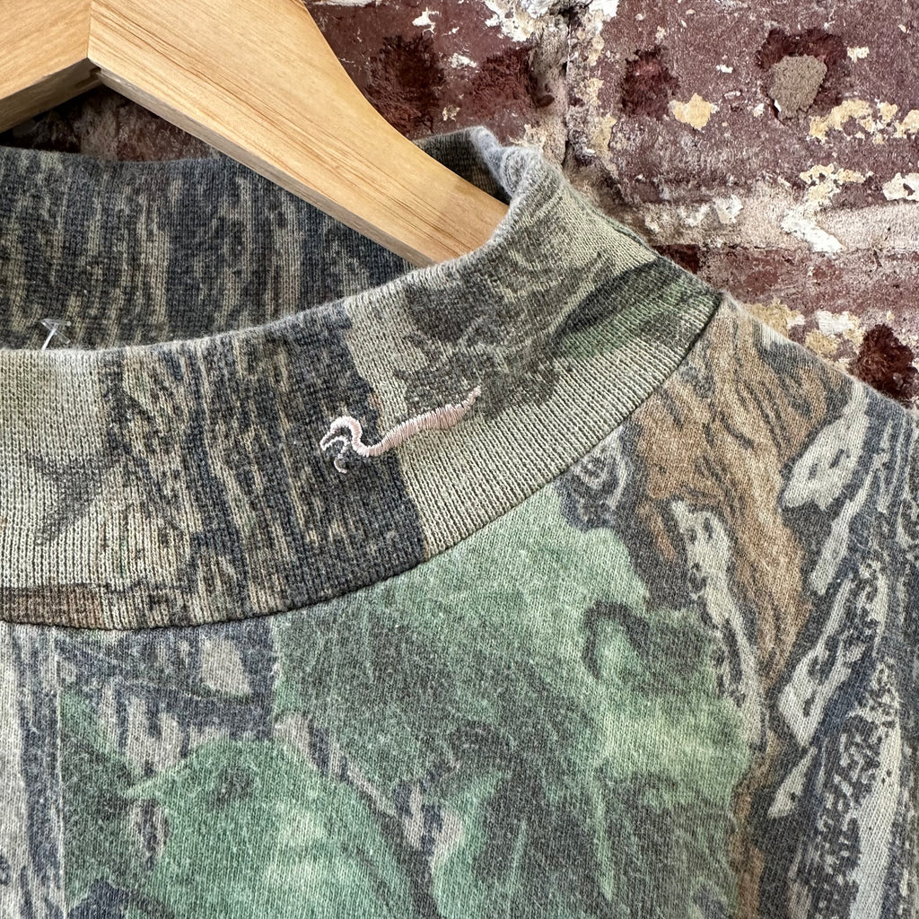 VTG Duxbak Mens 3XL Long Sleeve Camo T-Shirt