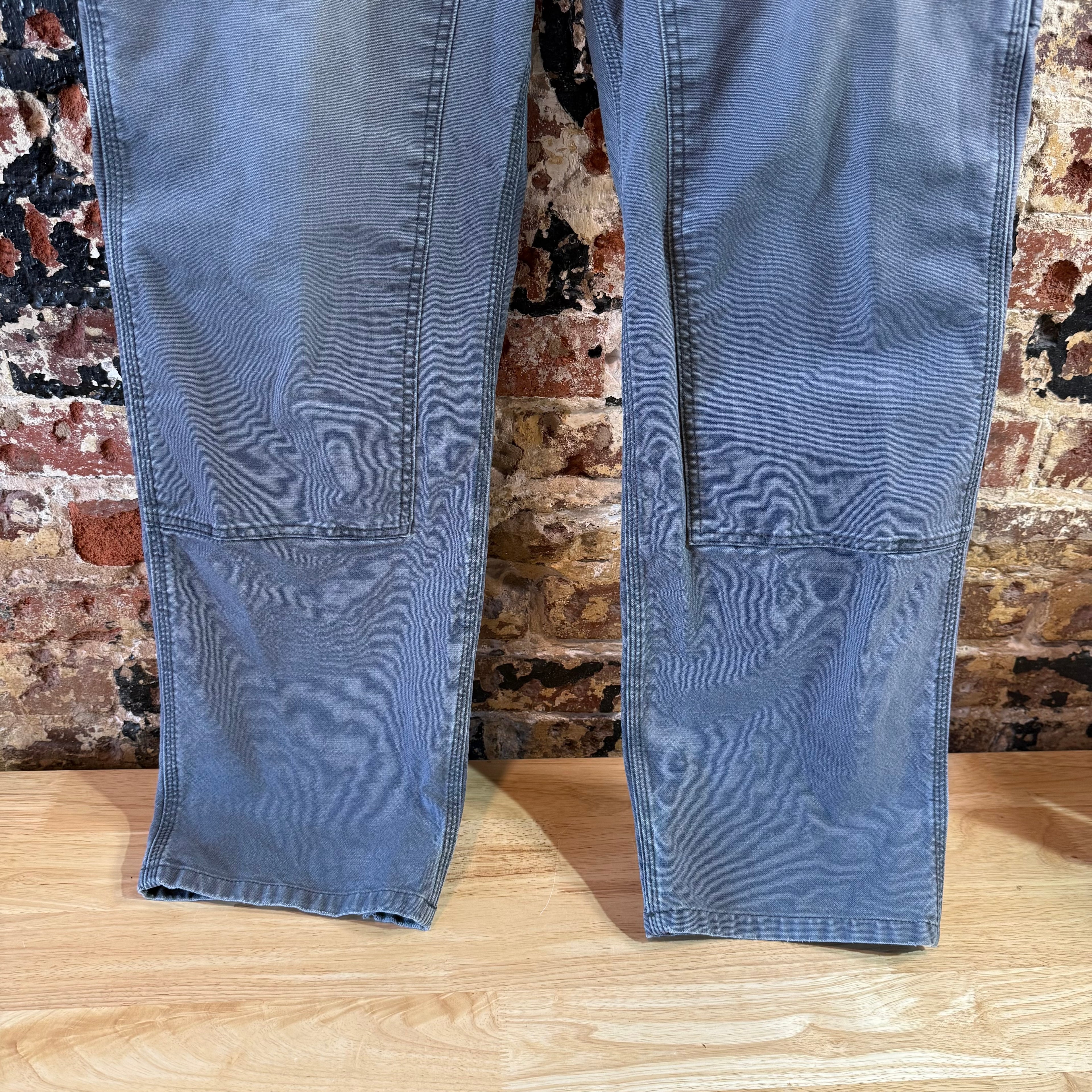 Carhartt Double Knee Gray Pants Mens 36x34