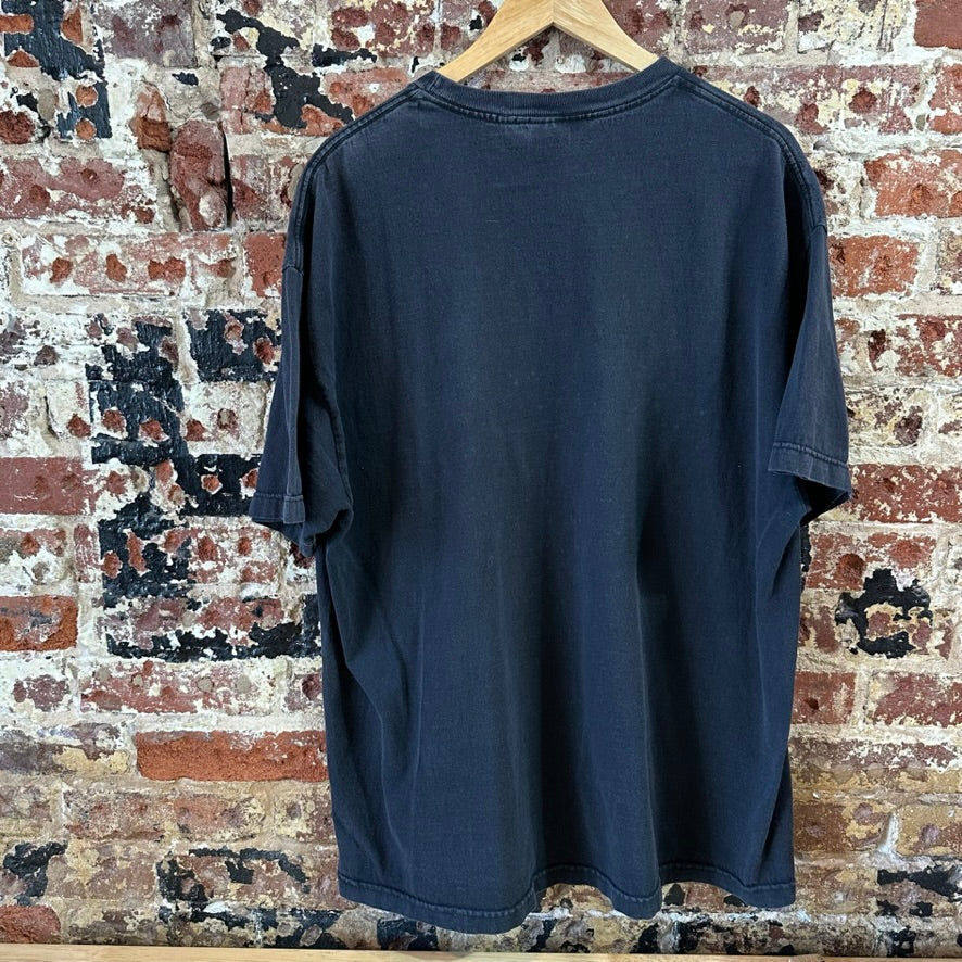 VTG Rolling Stones Men's 2XL S/S Black T-Shirt 2004