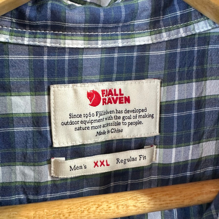 FJall Raven S/S Button Up Shirt Mens 2XL