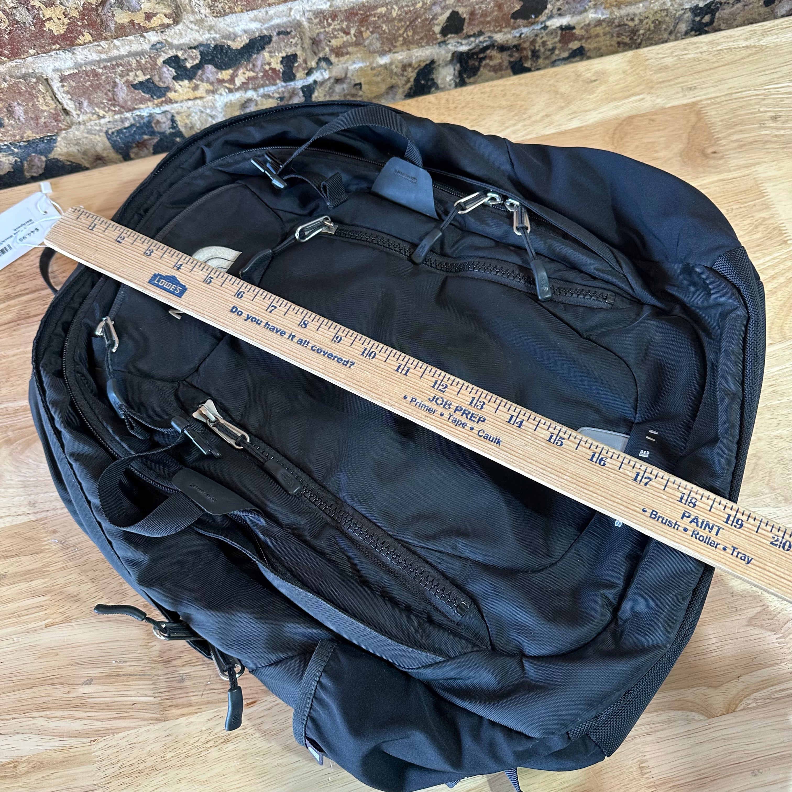 The North Face Surge II Backpack Daypack Black School Travel Bag