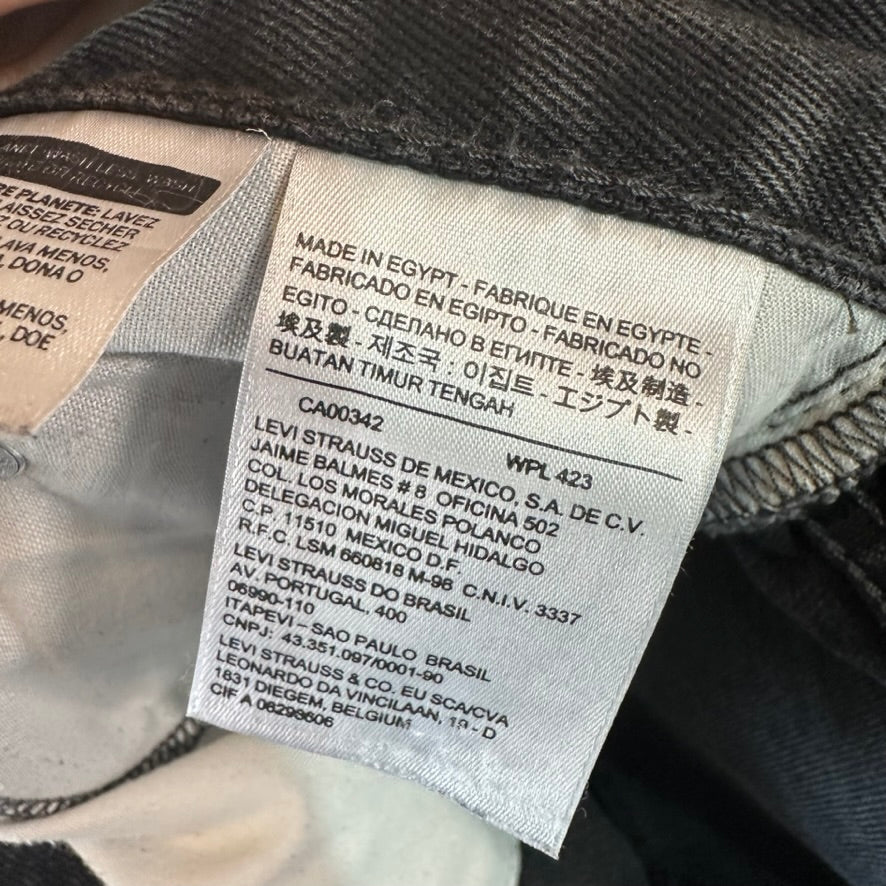 Levi's 550 Mens 36x30 Black Jeans