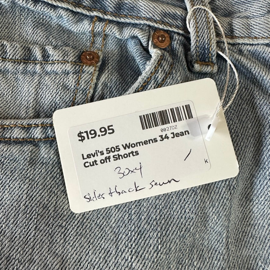 Levi's Cut off Jean Shorts Womens 34
