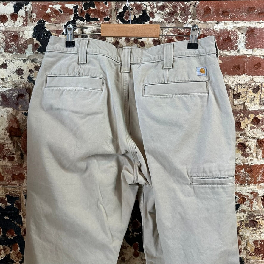 Carhartt Mens 34x30 Tan Pants
