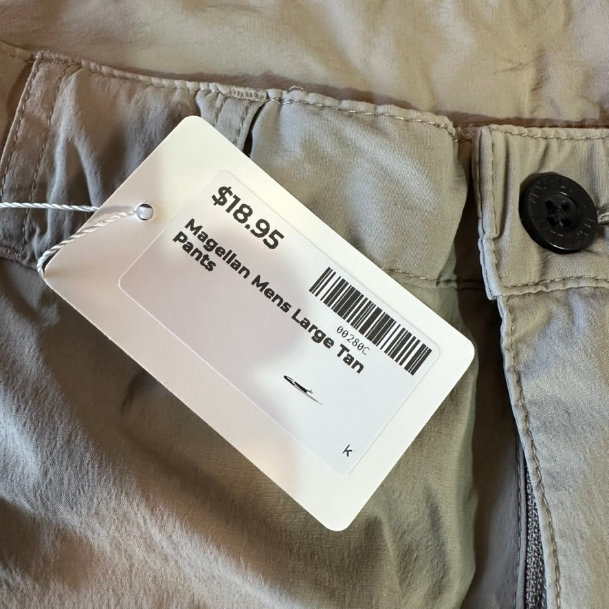 Magellan Mens Large Tan Pants