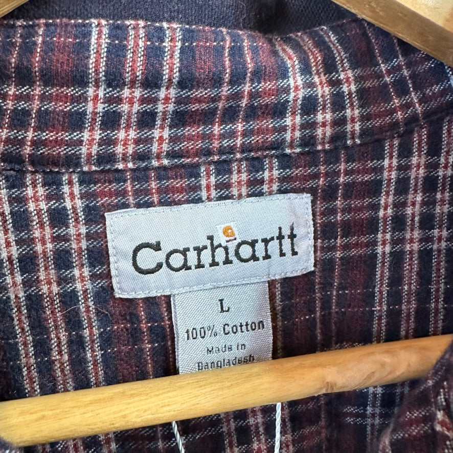 Carhartt S96 Mens Large Blue Shacket