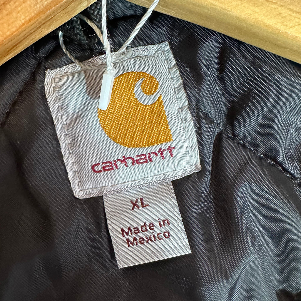 Carhartt Canvas Vest V01 BRN Men's Size XL Full Zip Brown