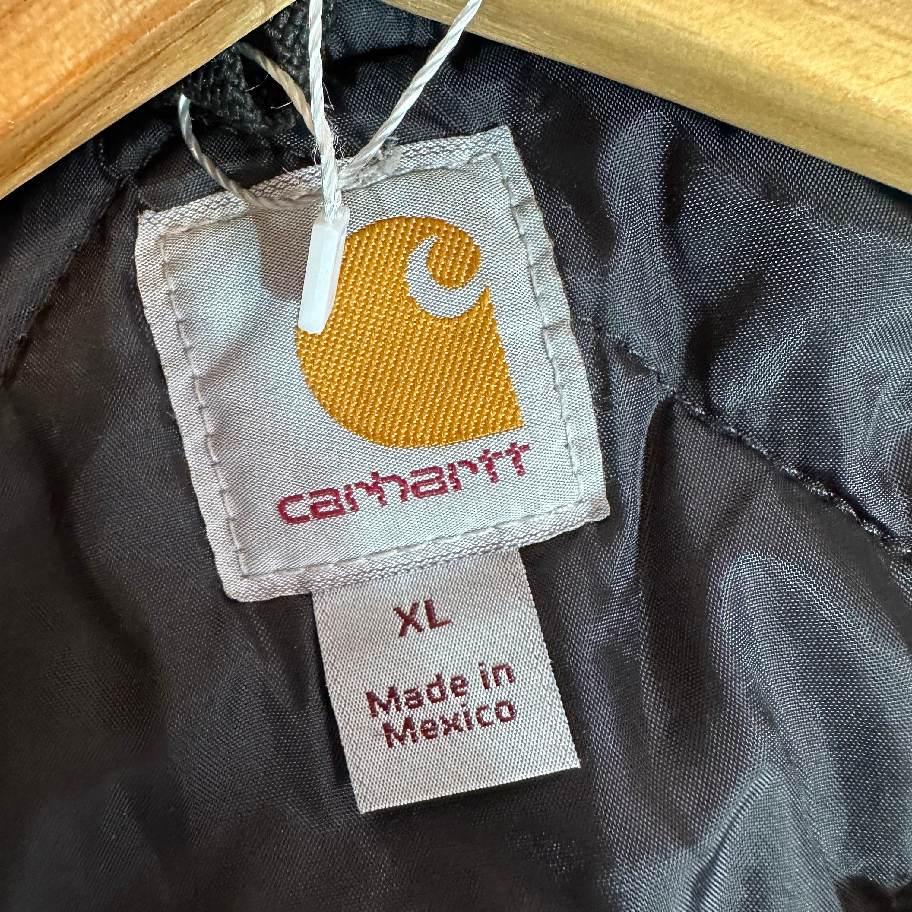 Carhartt Canvas Vest V01 BRN Men's Size XL Full Zip Brown