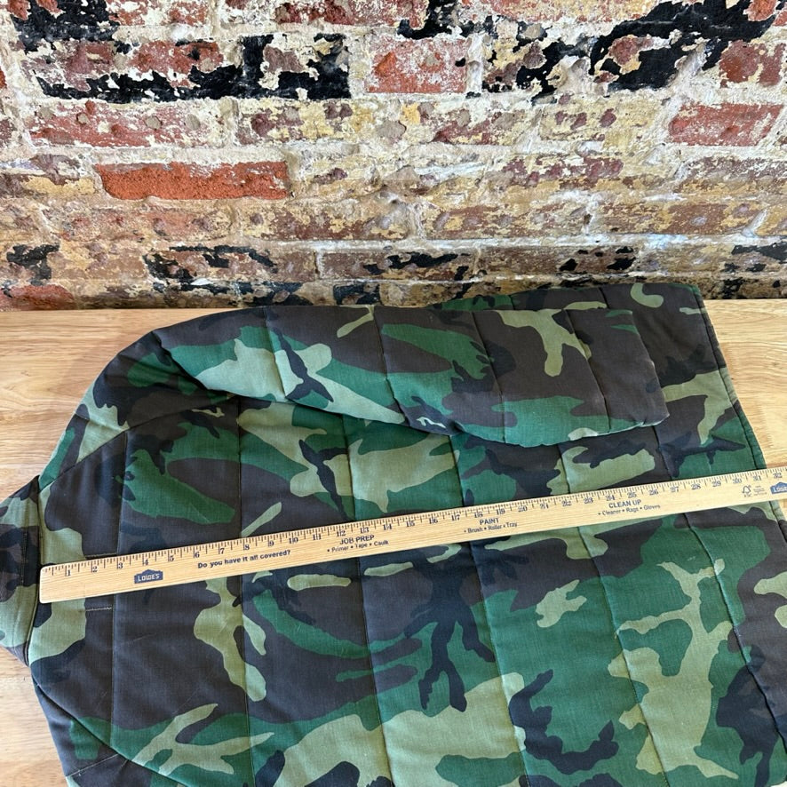 Vintage Bike Men Large Insulated Camo Hunting Jacket USA full zip