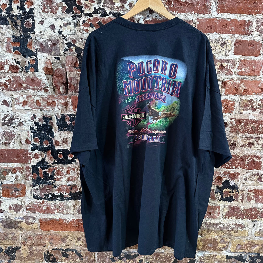 Harley Davidson Men's 5XL Short Sleeve Black T-Shirt NEW