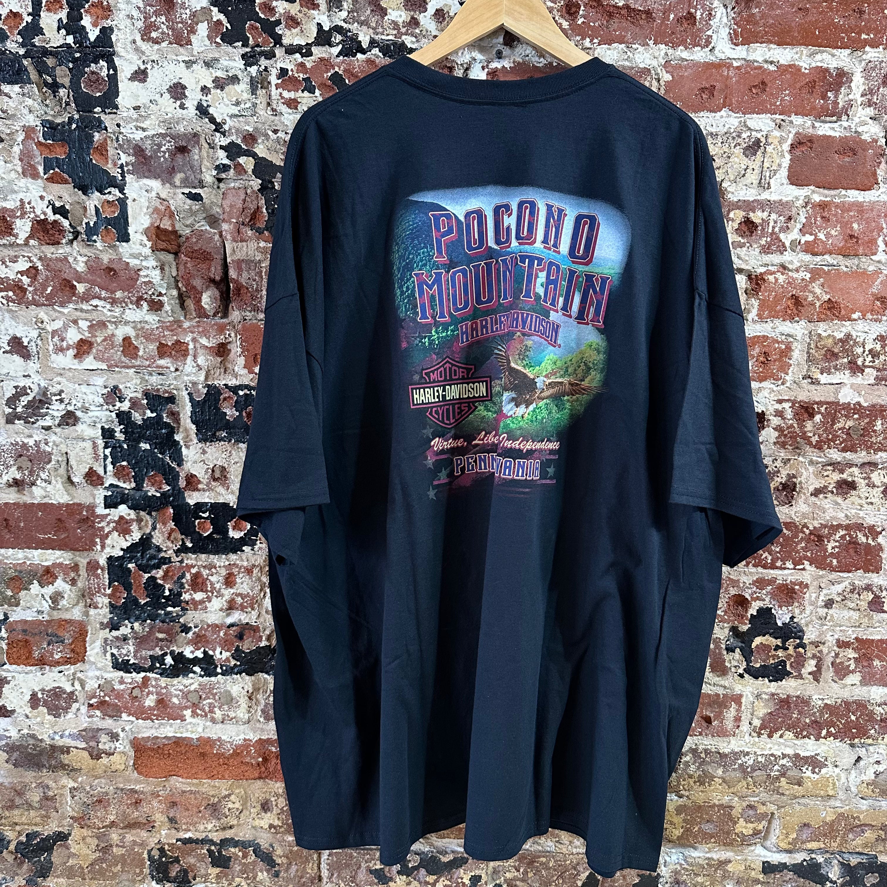 Harley Davidson Men's 5XL Short Sleeve Black T-Shirt NEW