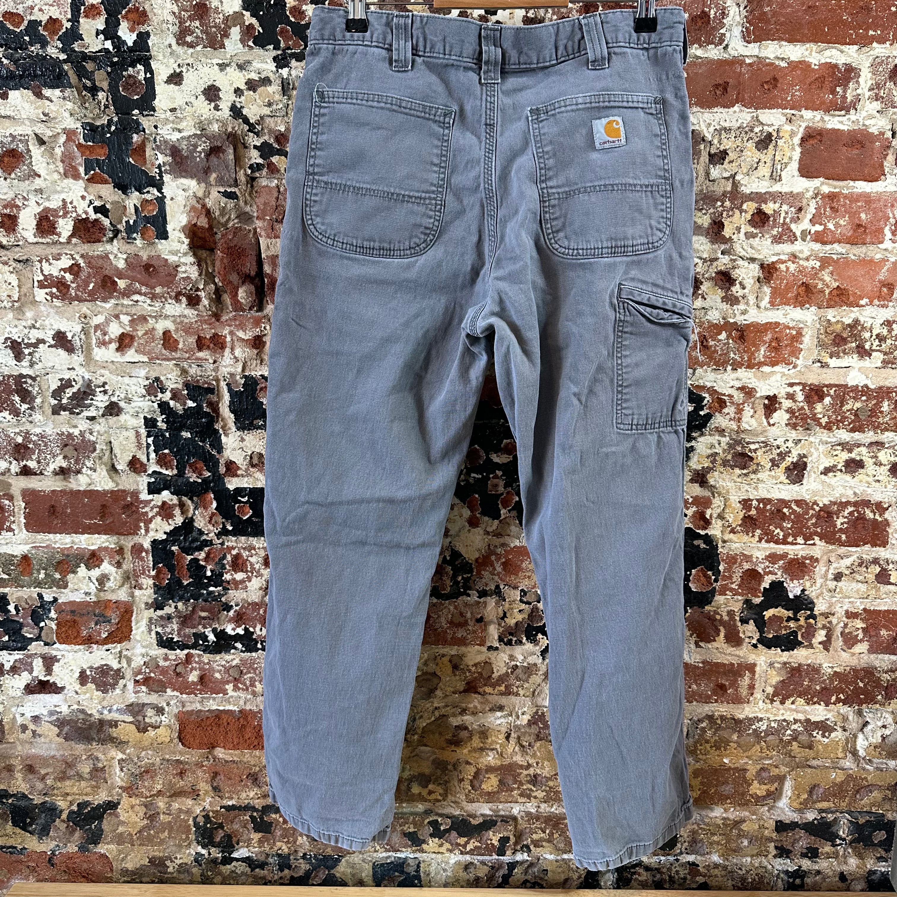 Carhartt Mens 32x30 Gray Pants
