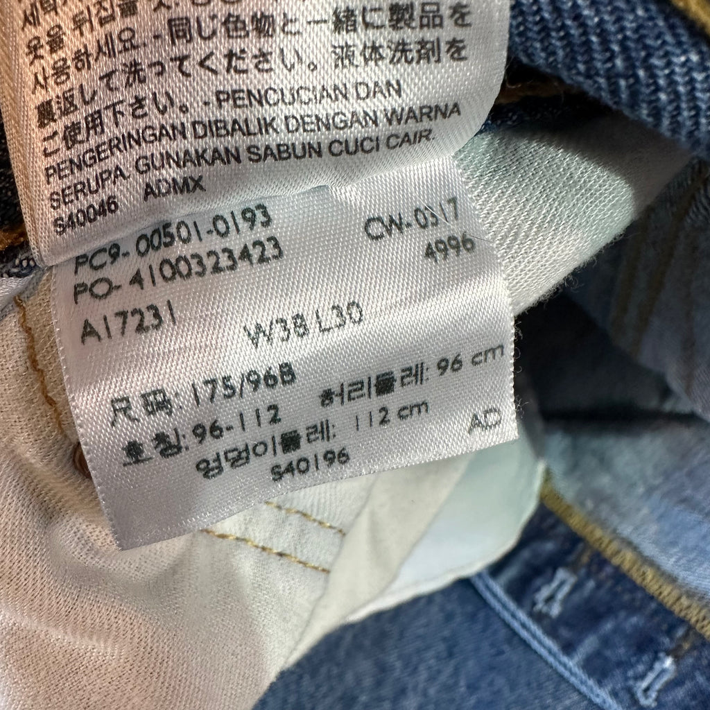 Levi's 501 Mens 38x30 Blue Jeans