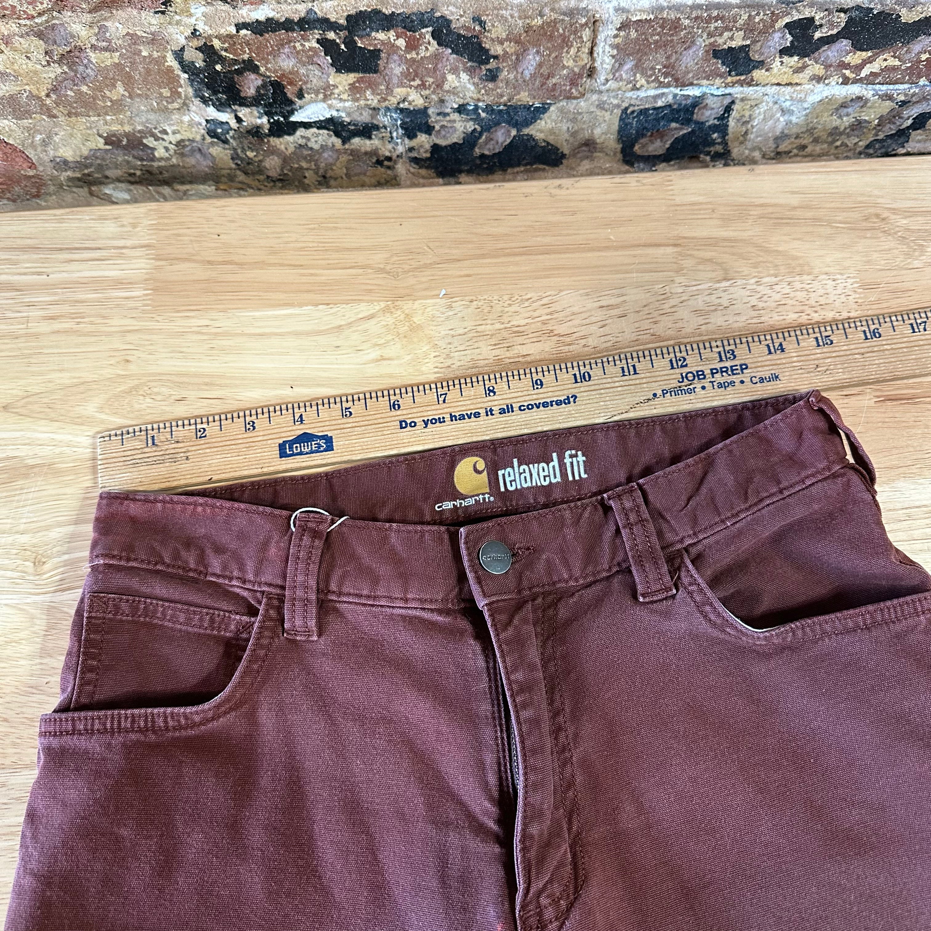 Carhartt Mens 30x32 Reddish Pants