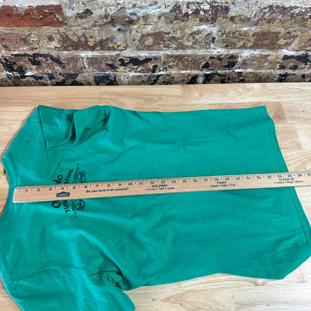 Harley Davidson Women's Small Short Sleeve Green T-Shirt V-Neck NEW