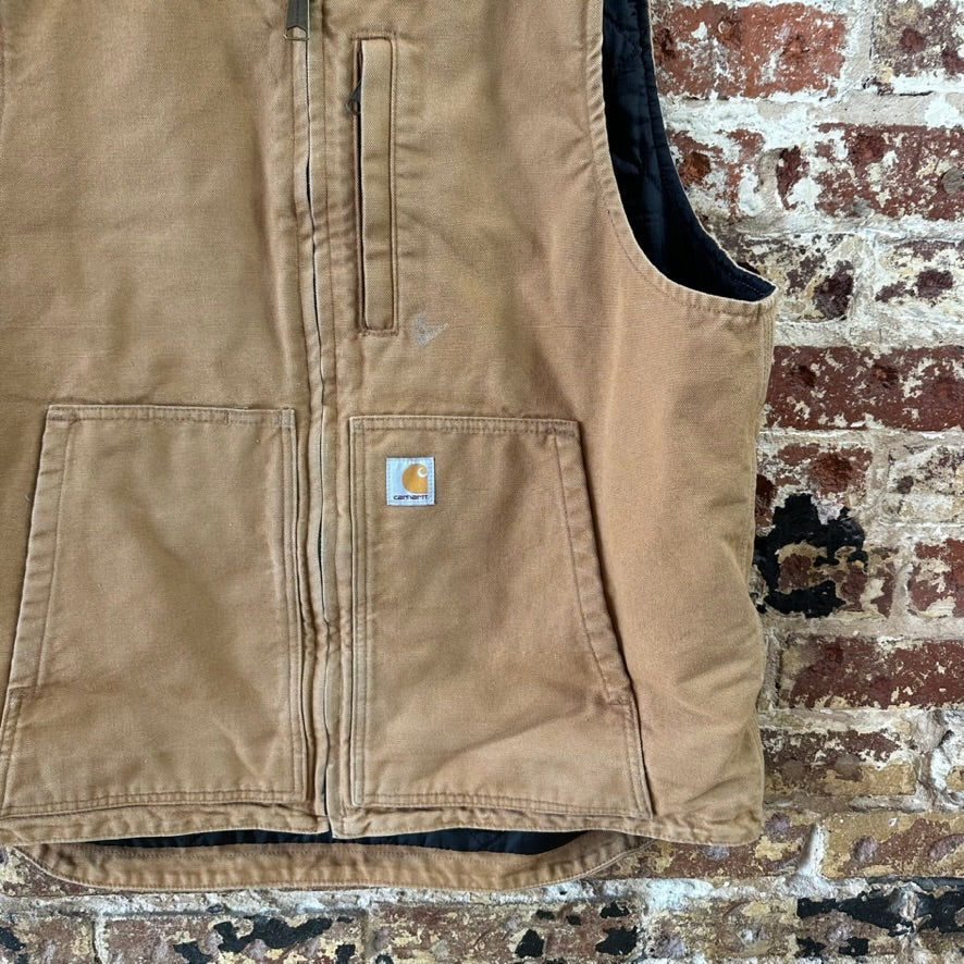 Carhartt Brown Vest Mens Large
