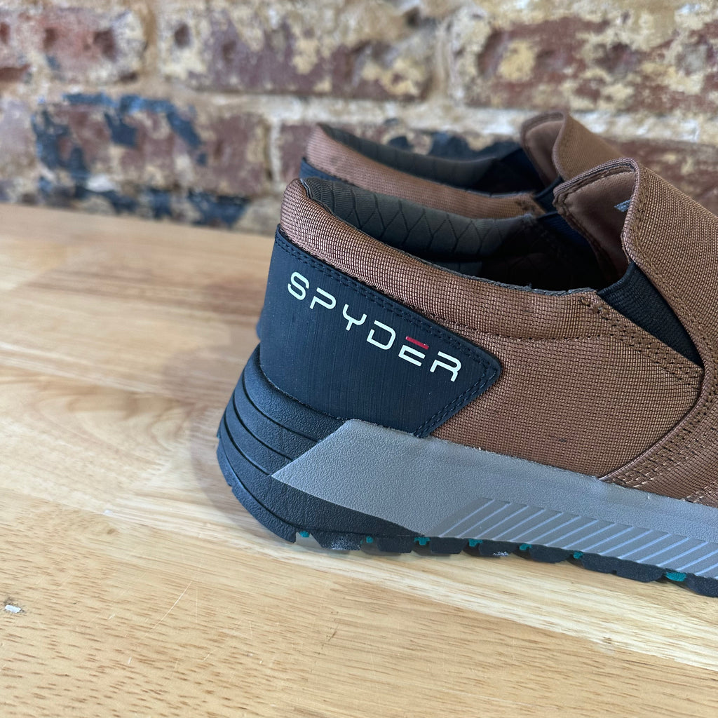 Spyder Mens Size 8.5 Brown Slip on Shoes