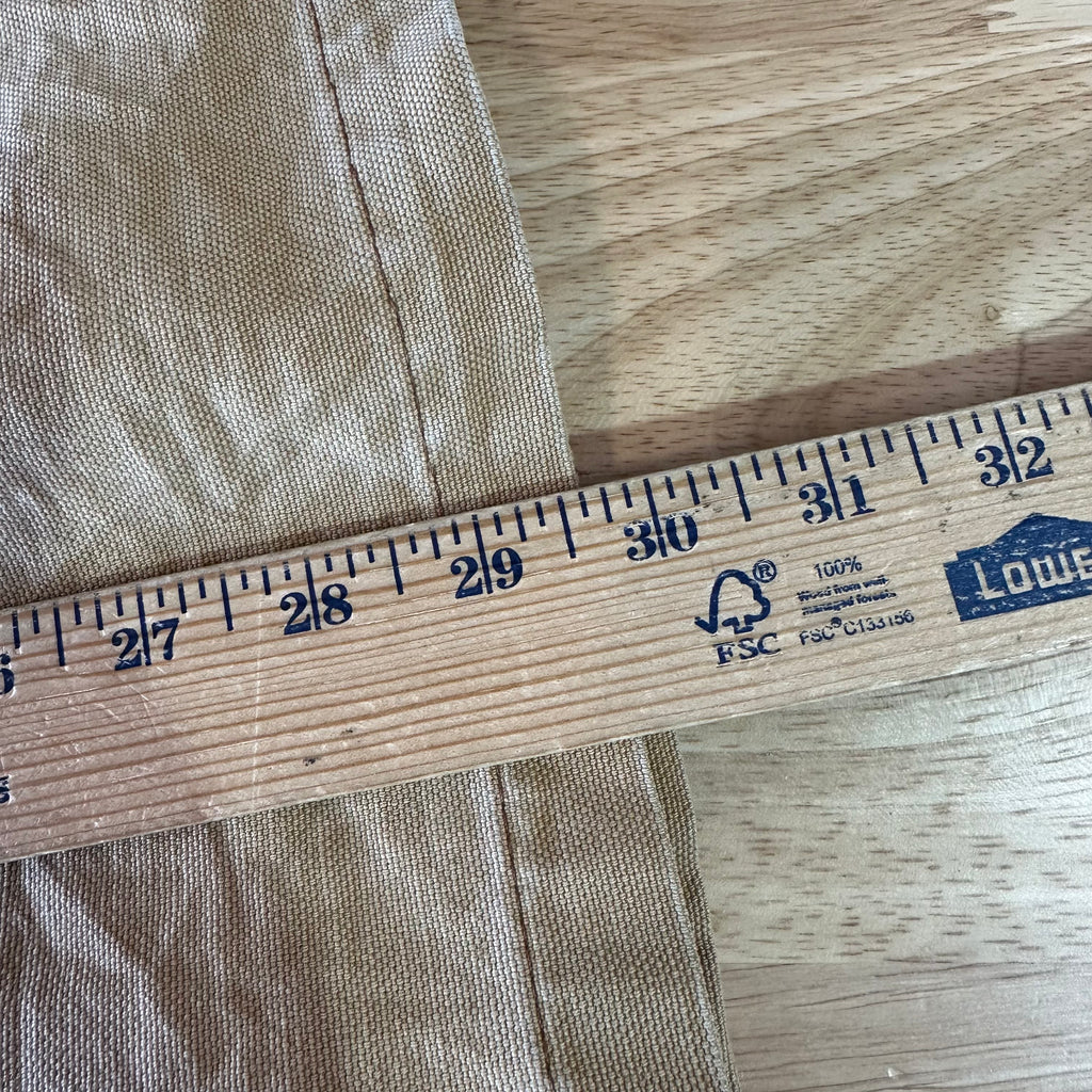 LL Bean Chore Jacket Mens Medium Canvas Barn Coat Lined Corduroy Collar&nbsp;