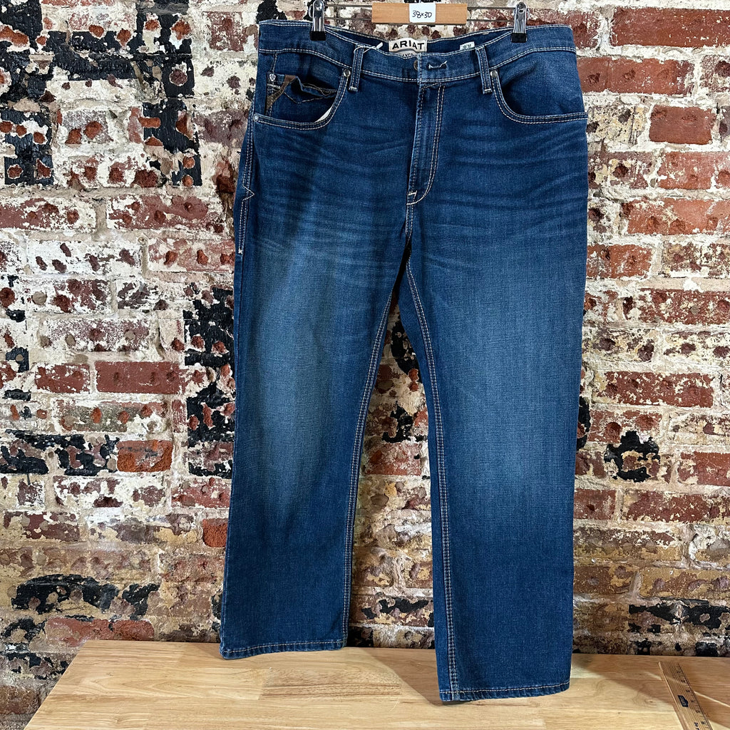 Ariat M4 Mens 38x30 Blue Jeans