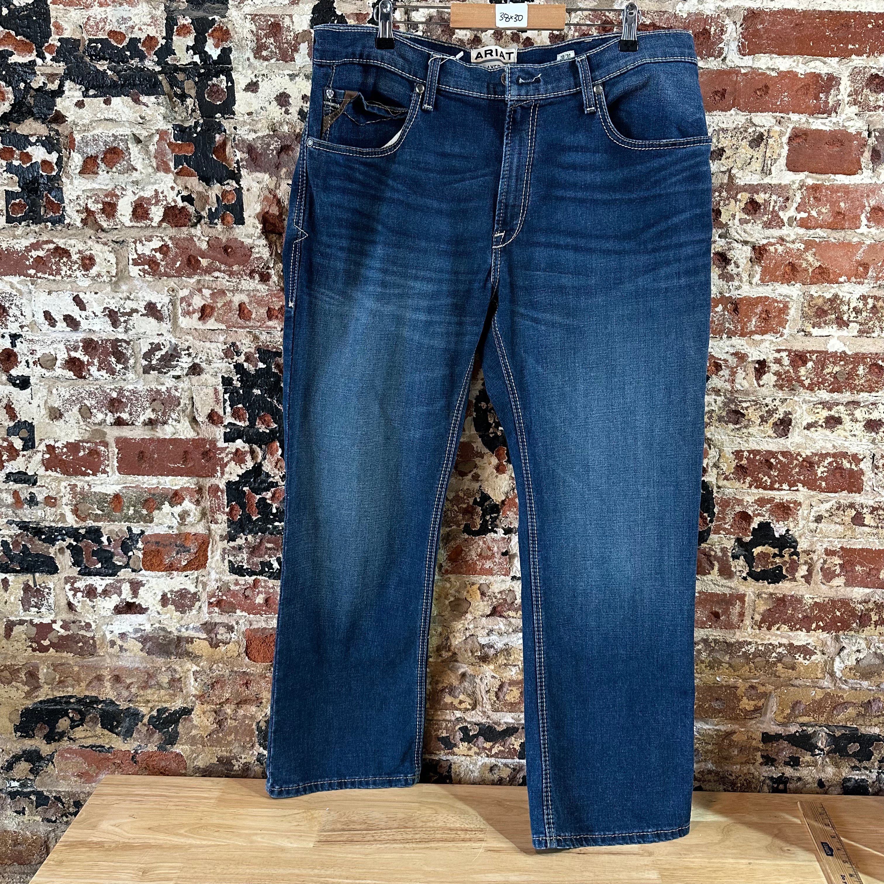 Ariat M4 Mens 38x30 Blue Jeans