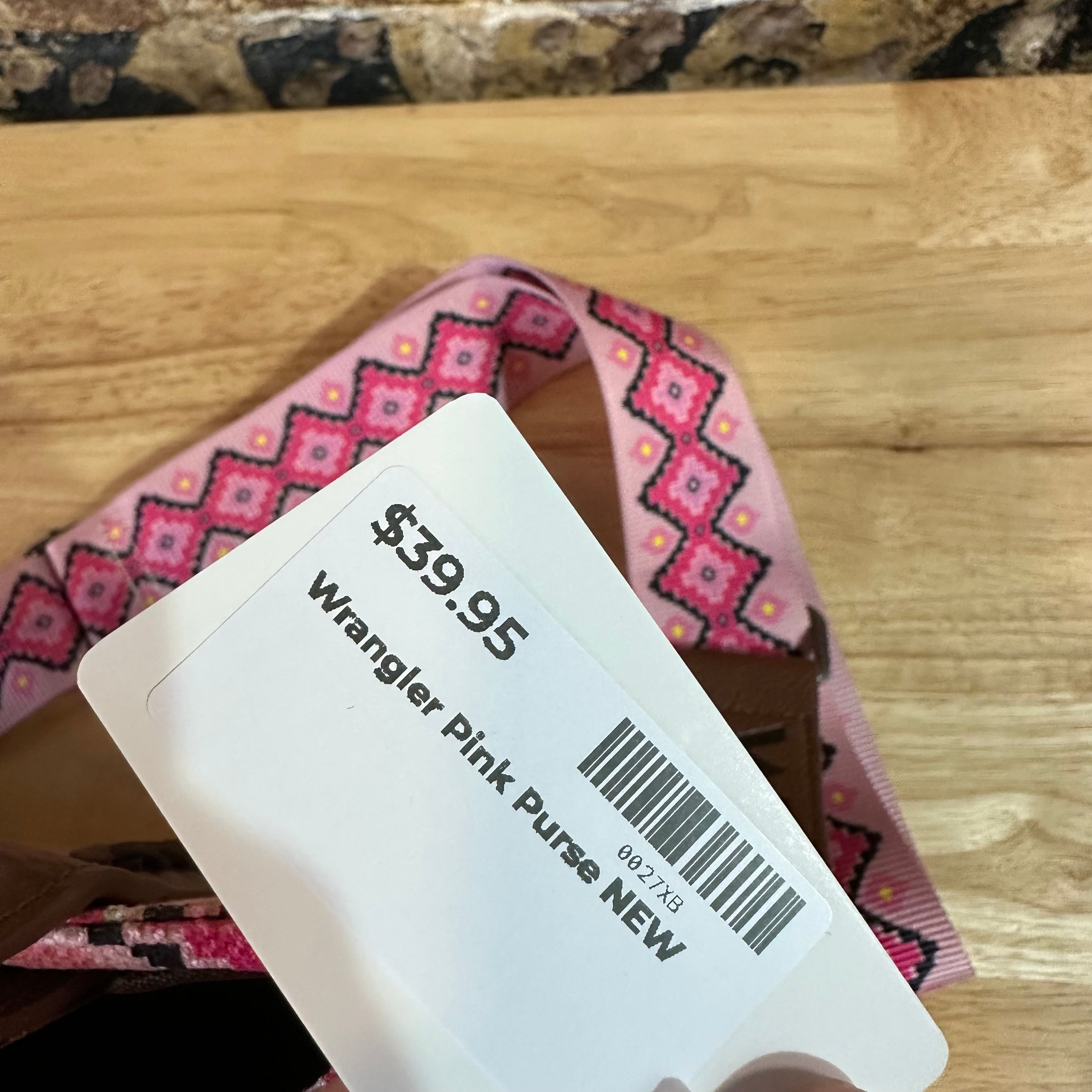 Wrangler Western Pink Aztec Handbag NEW