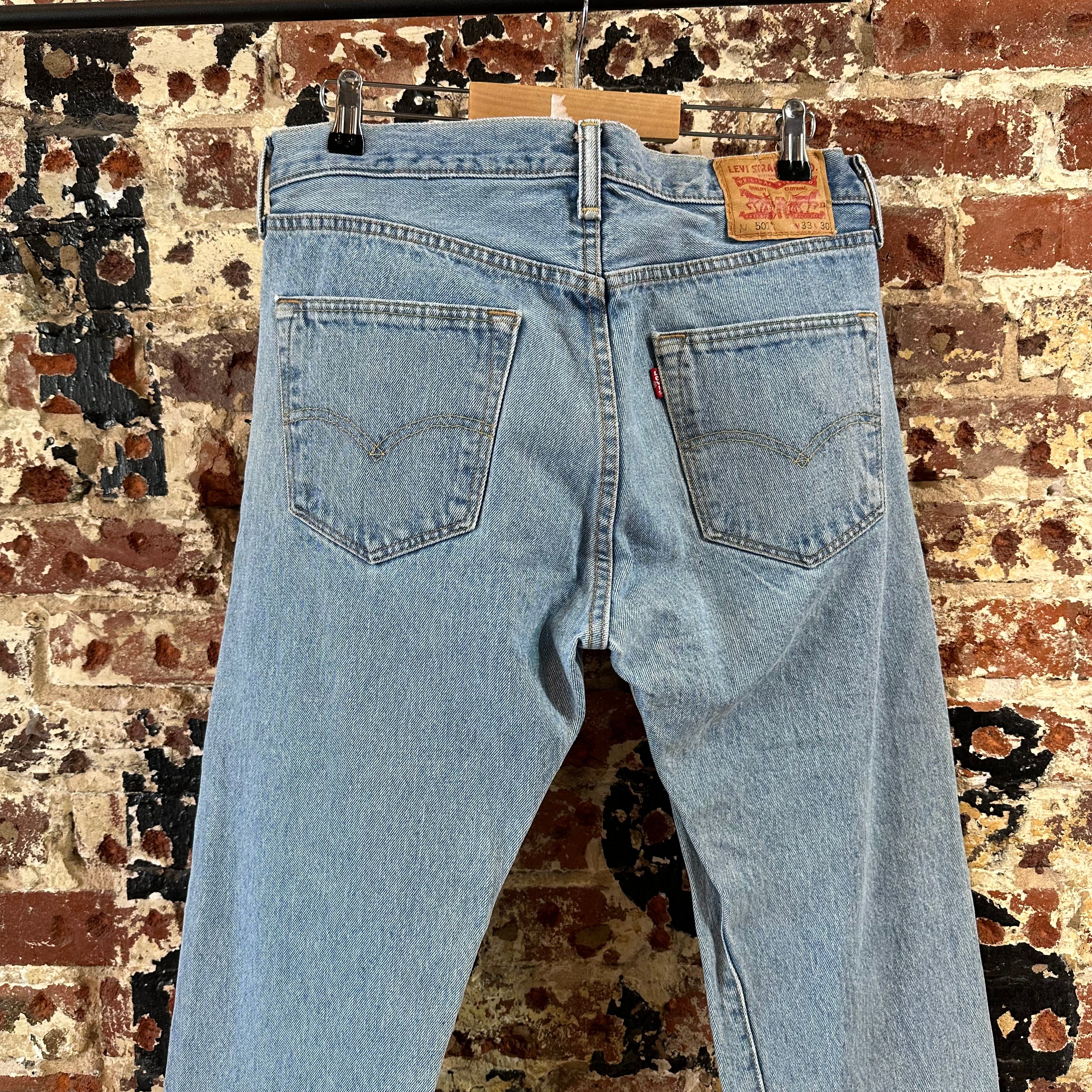Levi's 501 Mens 33x30 Blue Jeans