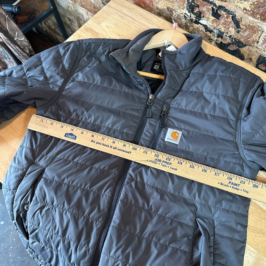 Carhartt Mens Small Black Rain Defender Jacket