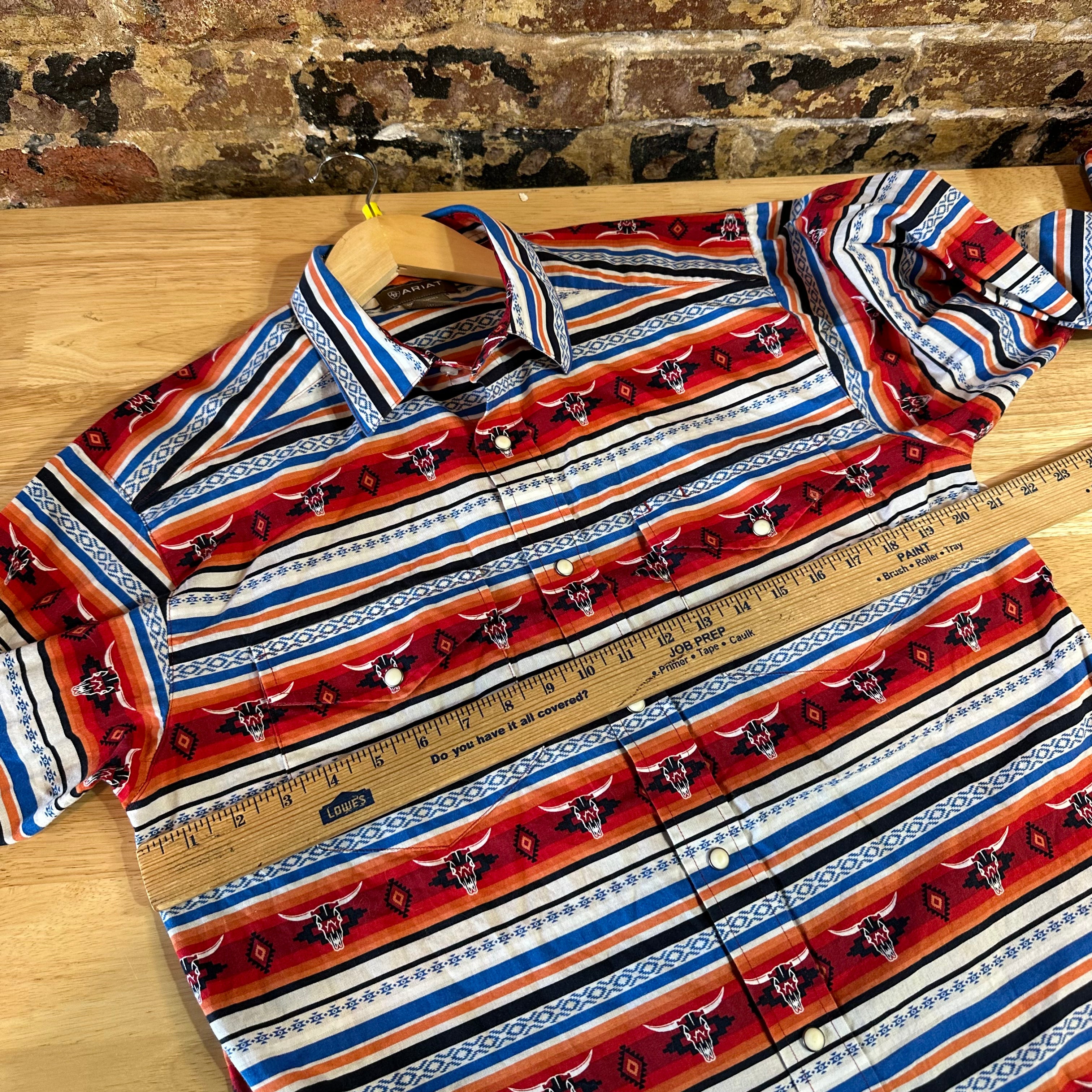 Ariat Button Up L/S Shirt Mens Medium
