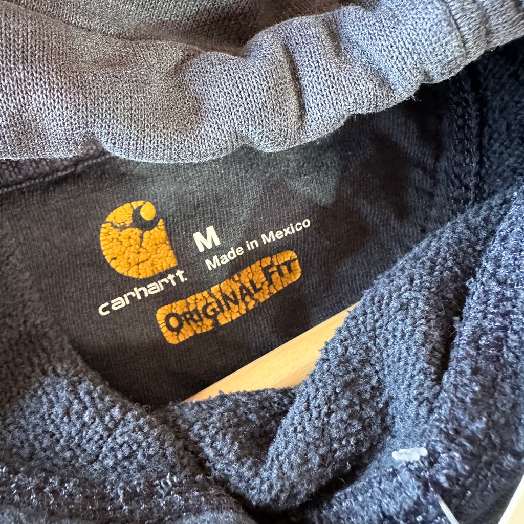 Carhartt Hoodie Sweatshirt Blue Mens Size Medium Original Fit