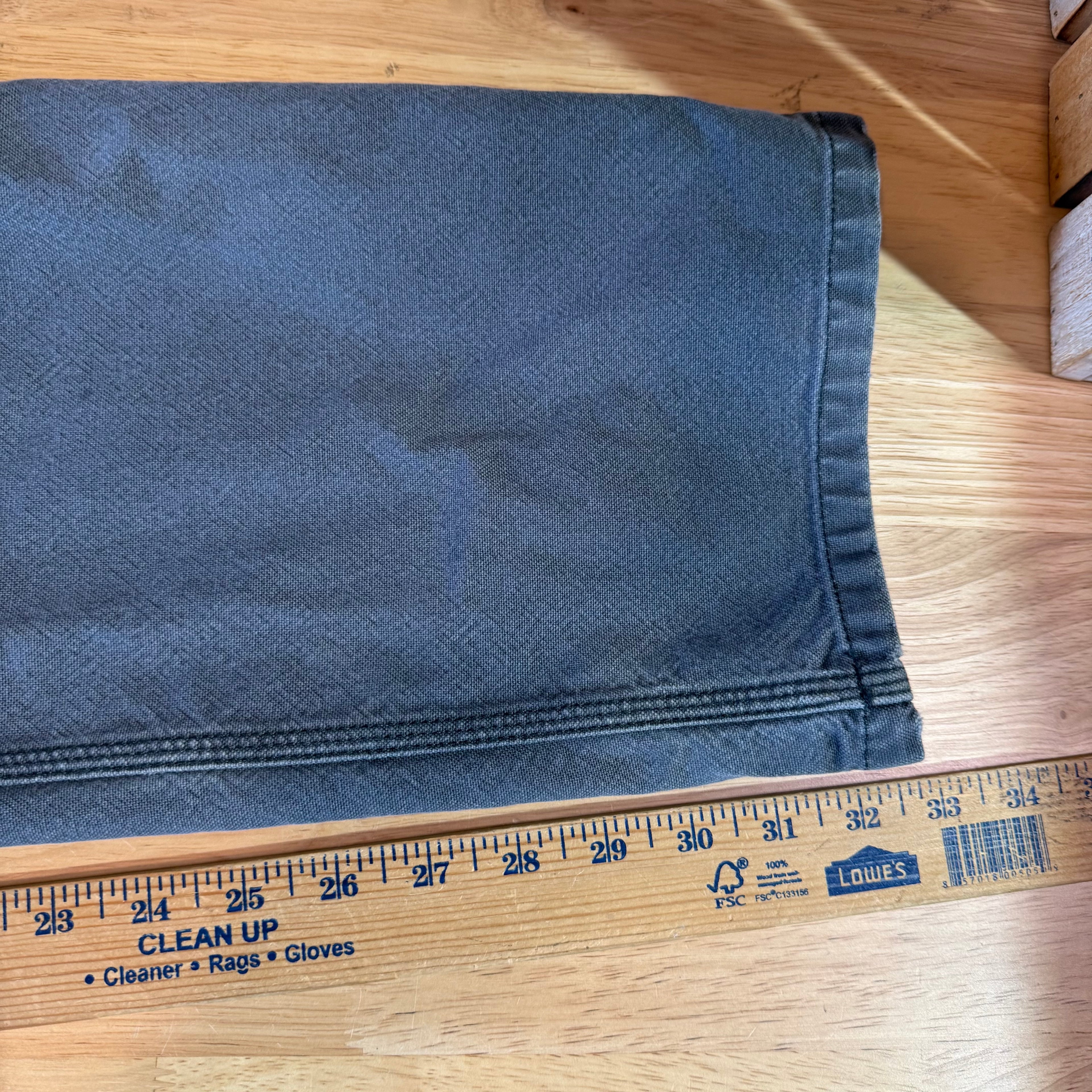 Carhartt Double Knee Gray Pants Mens 36x34
