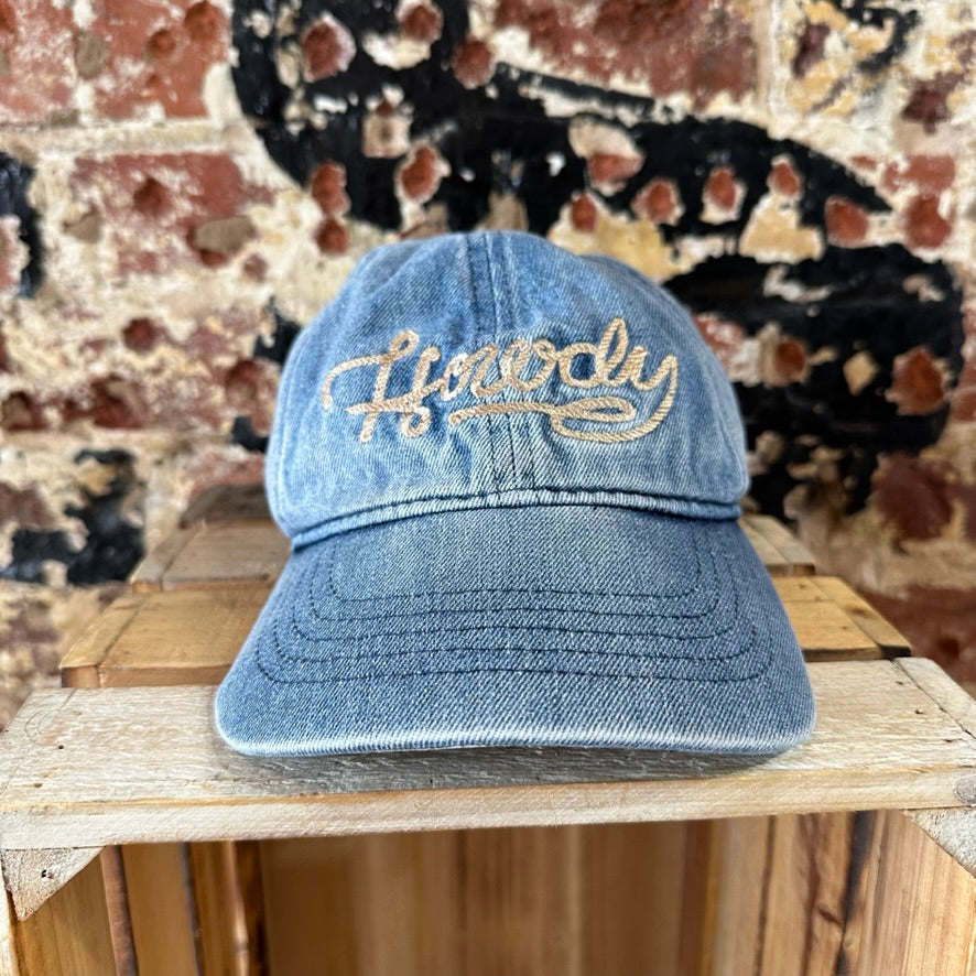 Howdy Womens Denim Hat
