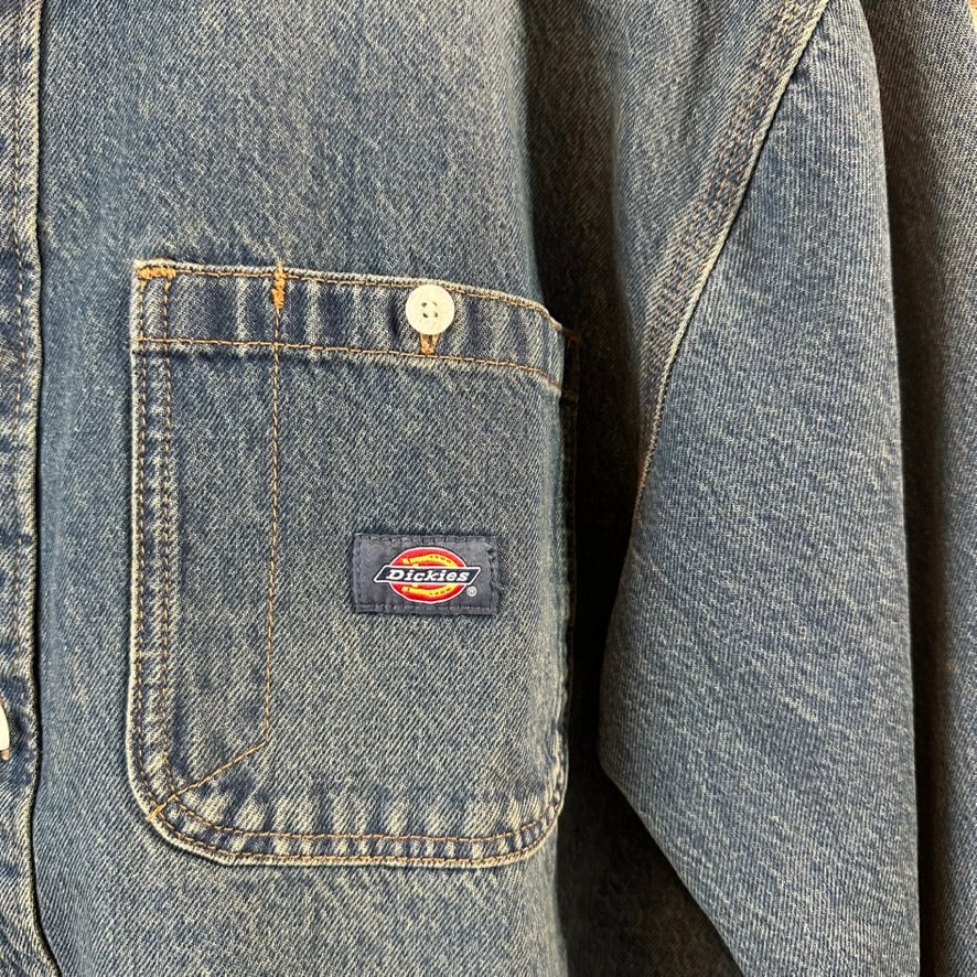 Dickies Mens Medium Jean Jacket Shirt NEW