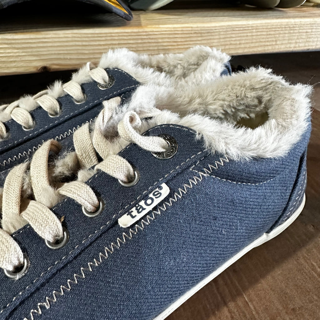 Womens Taos Starline Blue Low Top Lined Casual Shoes Sneakers Size 9.5 M