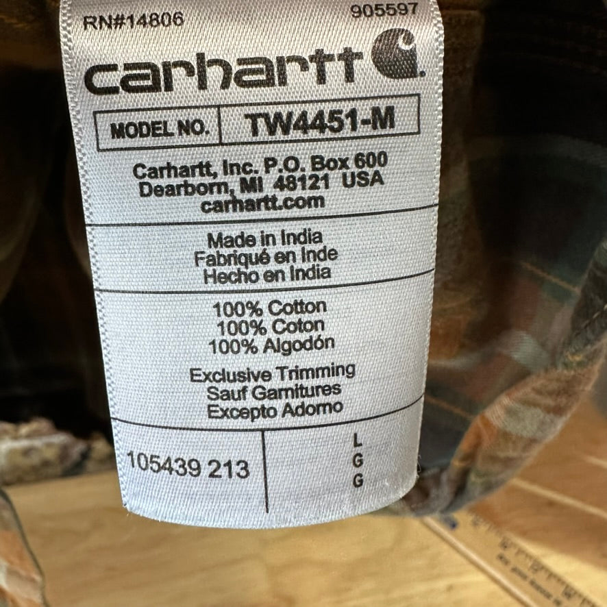 Carhartt Men's Large Flannel Button Shirt