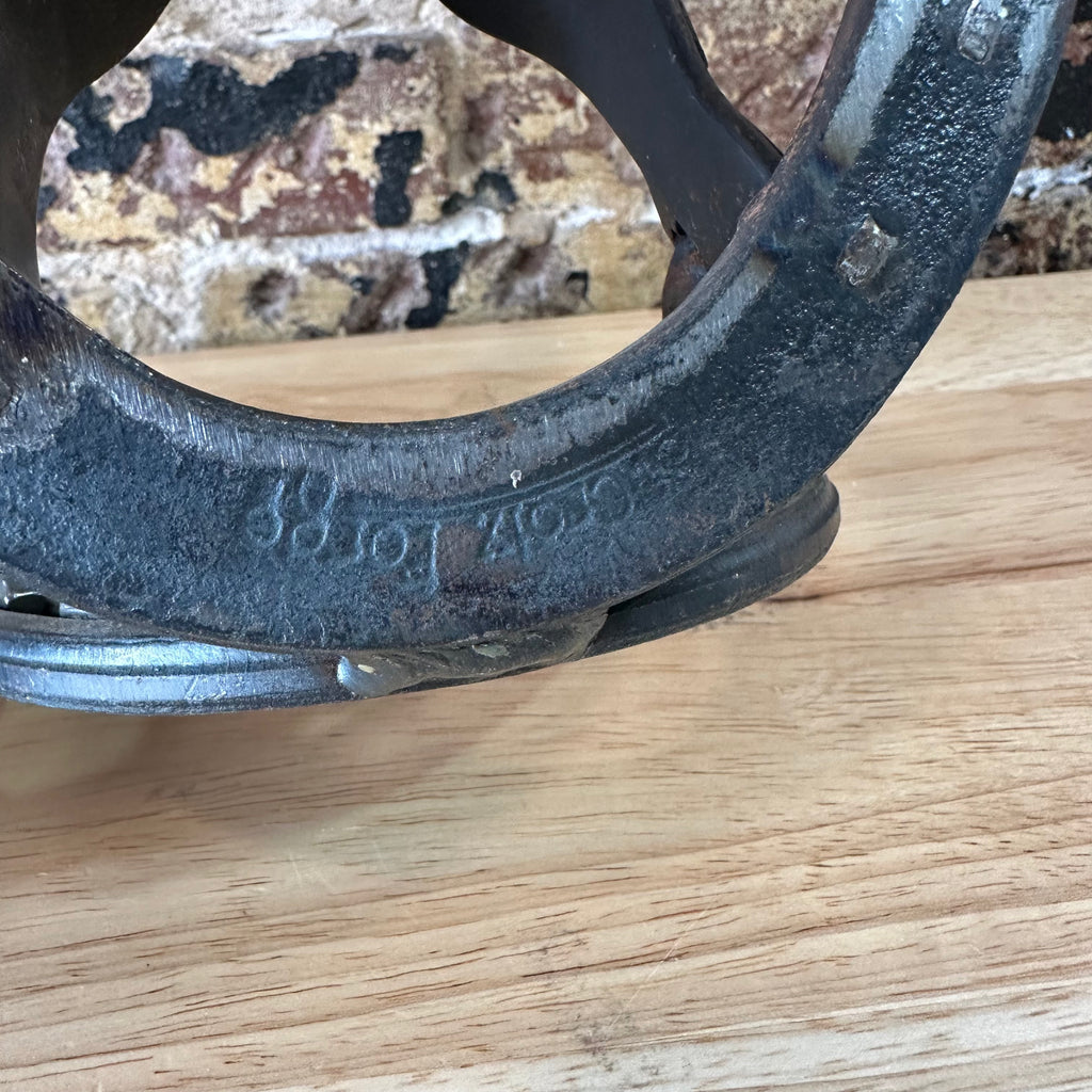 SPUR and HORSESHOE BOOKENDS St. Croix Forge Western Vintage