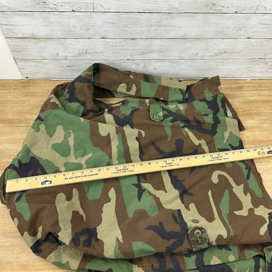 US Army Jacket Mens Medium Regular Woodland Combat Coat Shirt