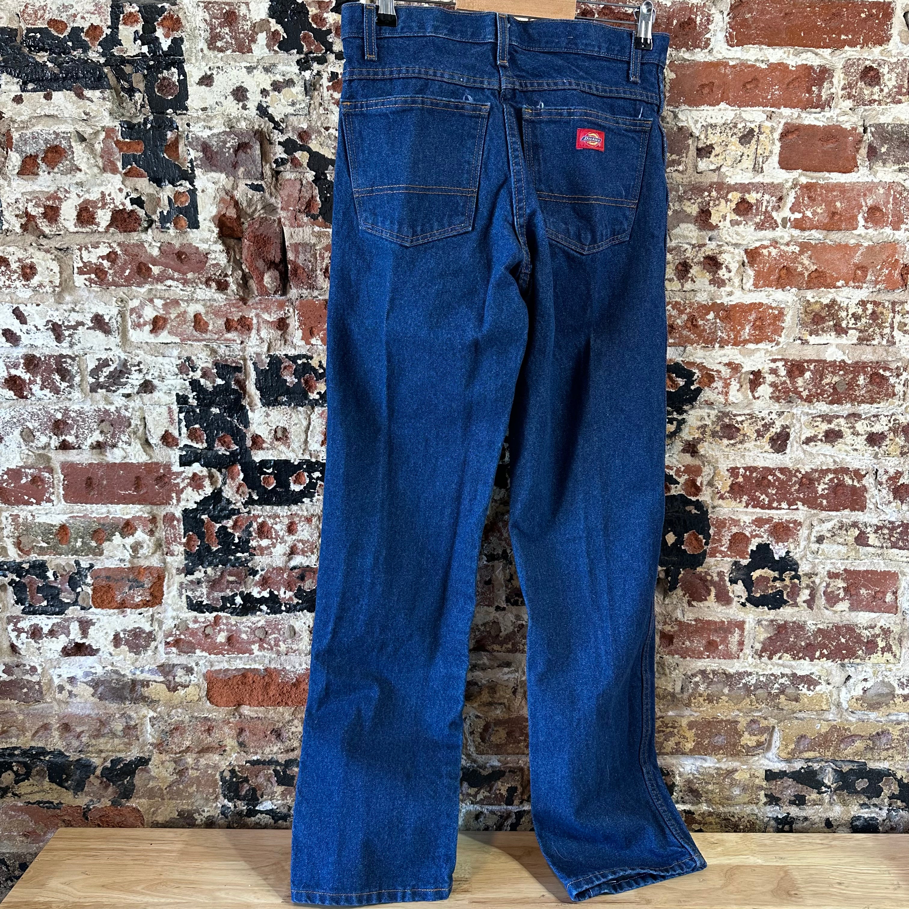 Dickies Mens 30x34 Blue Jeans