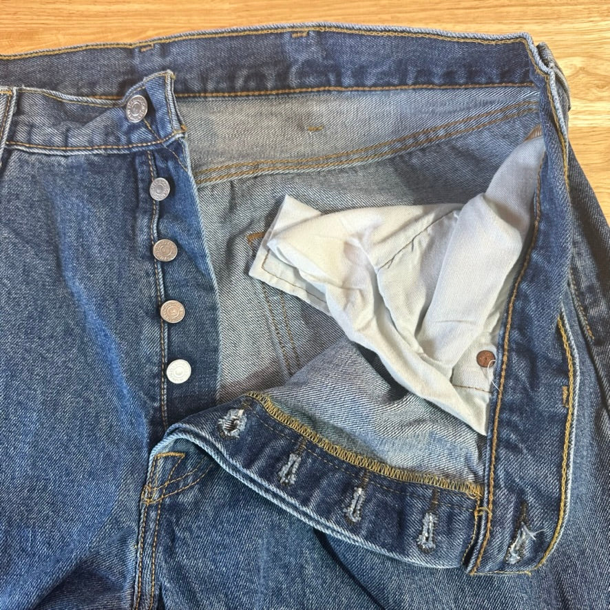 Levi's 501 Mens 38x30 Blue Jeans