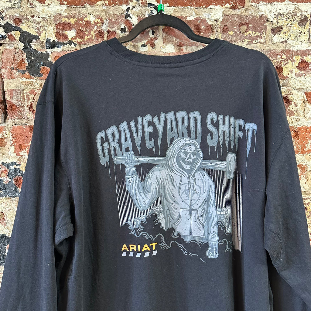 Ariat Rebar Men's XL L/S Graveyard T-Shirt