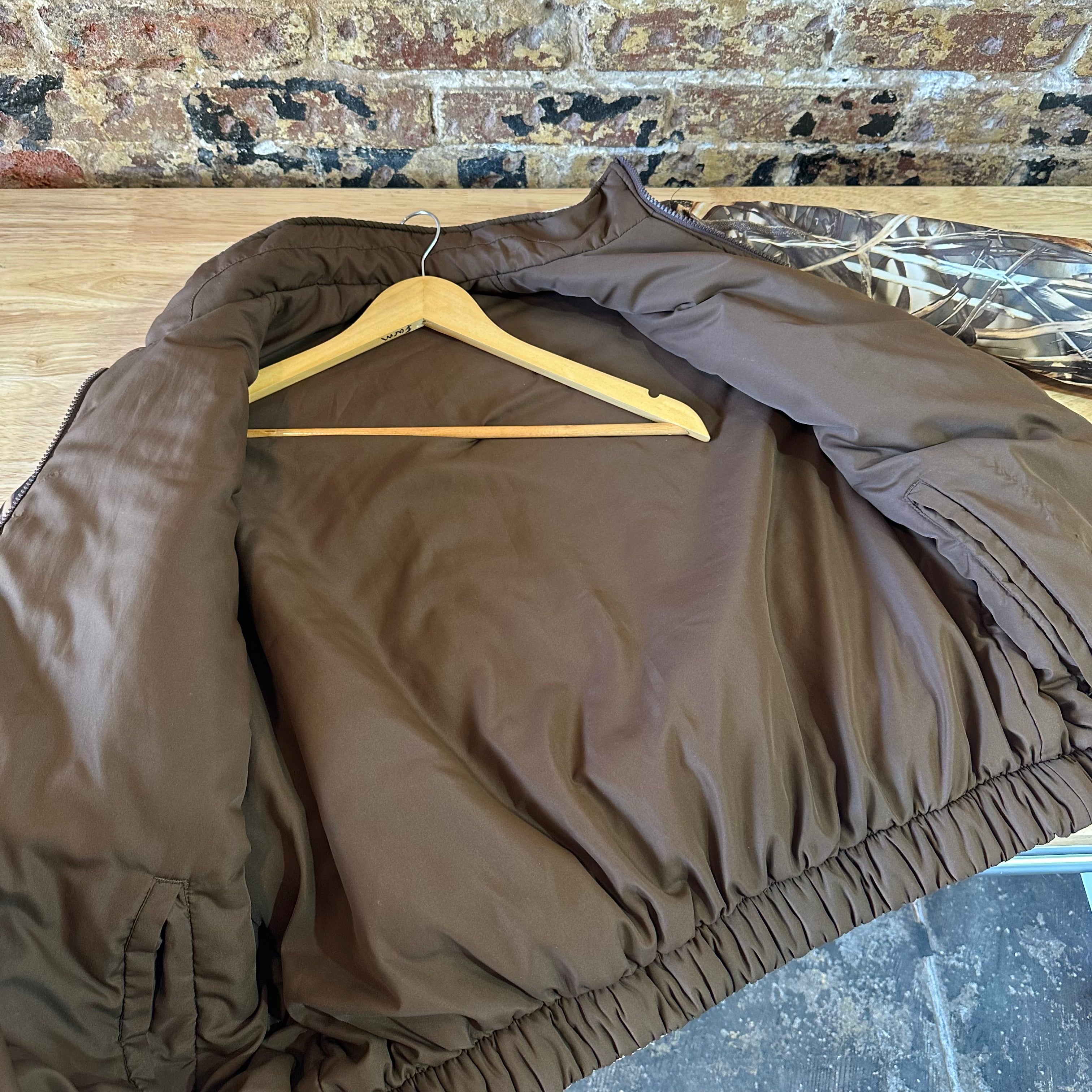 Red Head Men’s Sz Large Advantage Max Blades Reversible Jacket Zip Duck Hunting