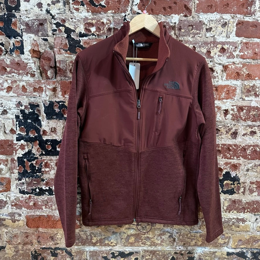 The North Face Norris Full Zip Mens Small reddish Long Sleeve Fleece Jacket