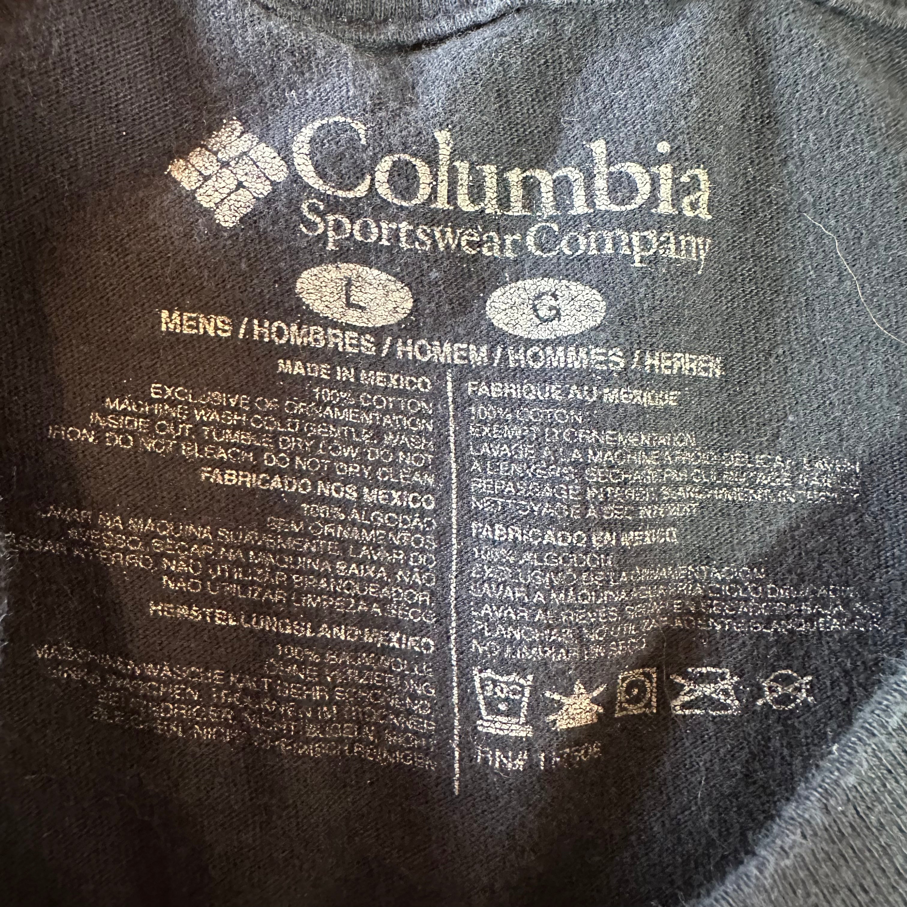 Columbia Men's Large S/S T-Shirt