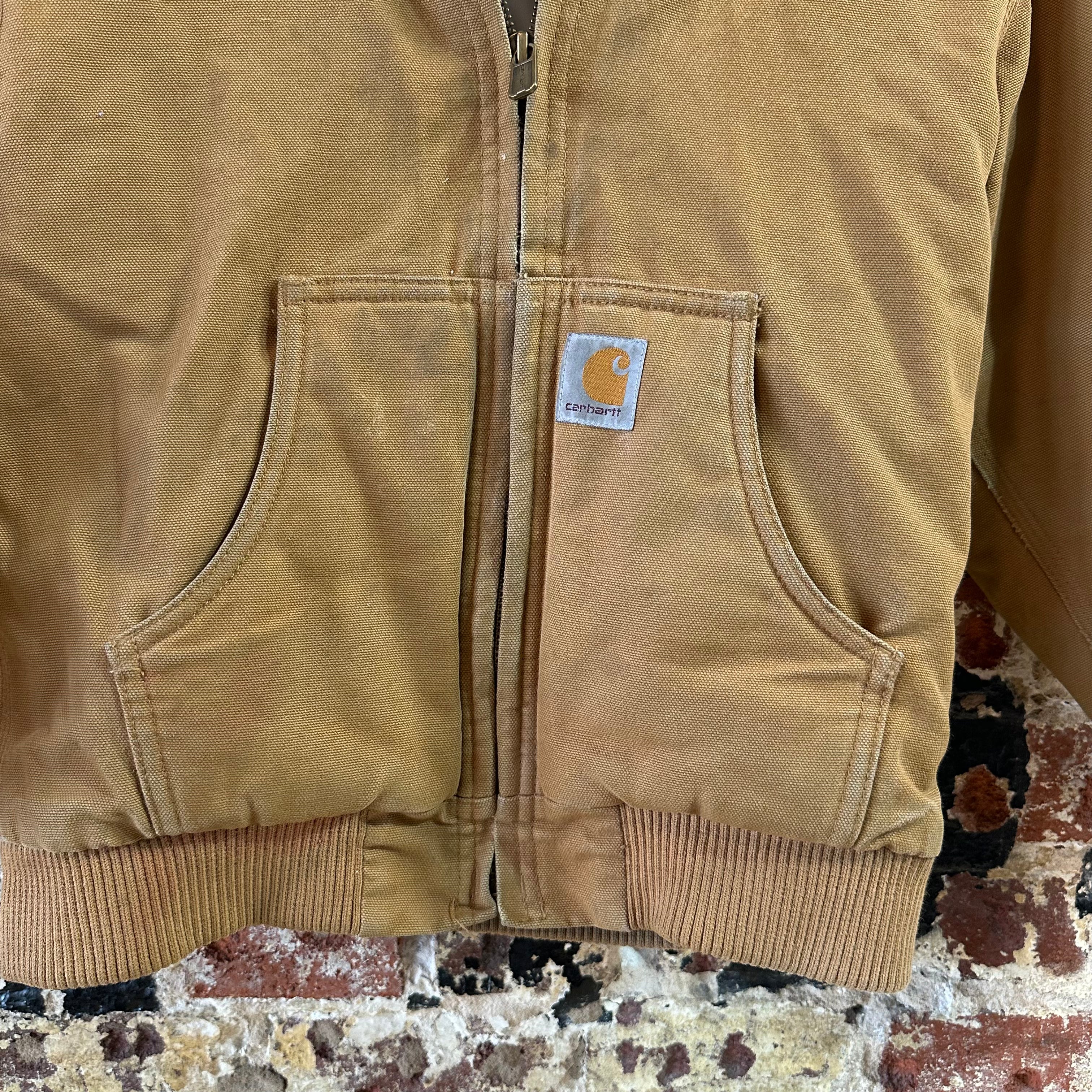 Carhartt Boys Small 7/8 Brown Jacket