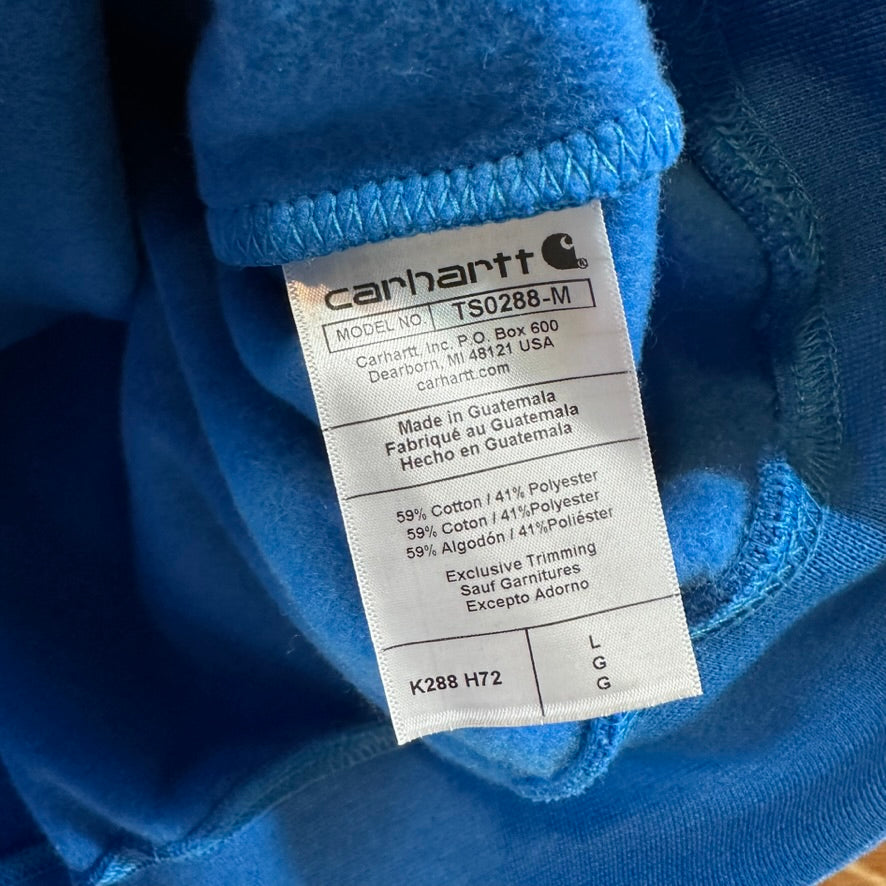 Carhartt Men's Large Blue Hoodie