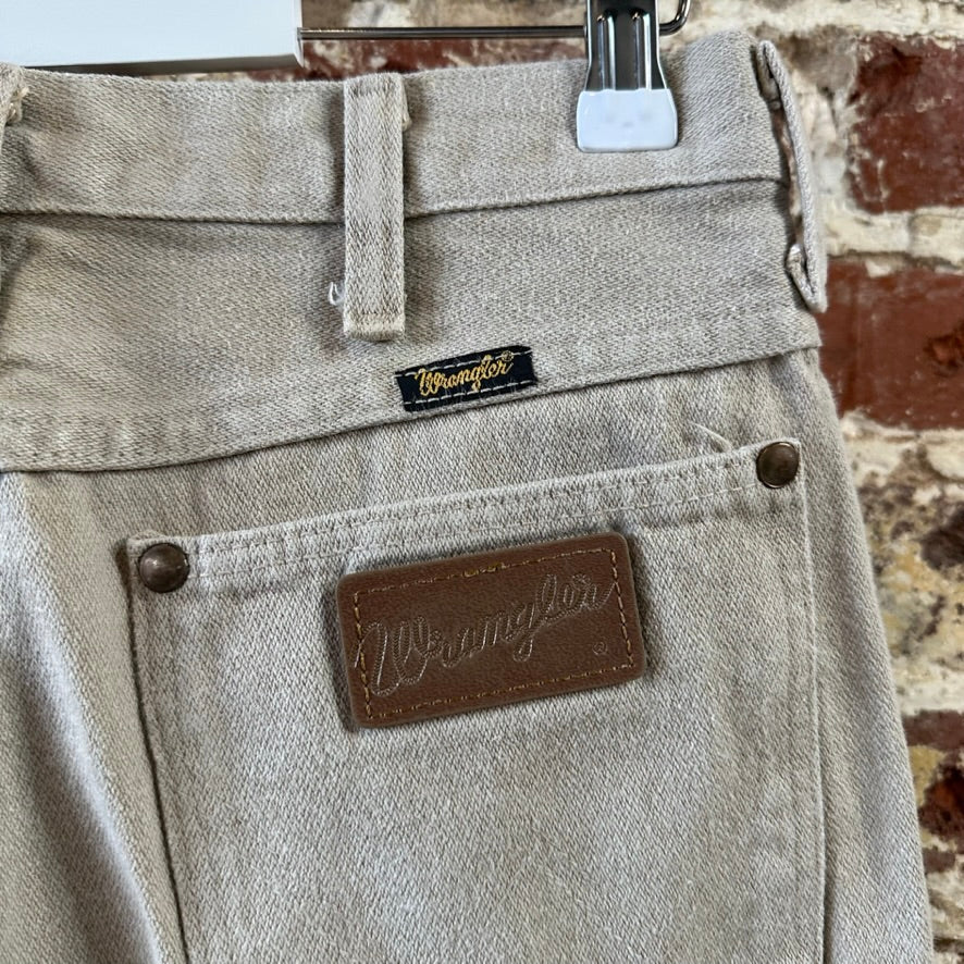 Vintage Wrangler Mens 30x32 Tan Jeans