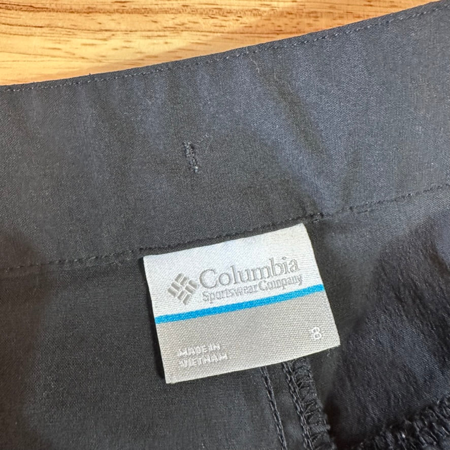 Columbia Womens 8 Black Capris